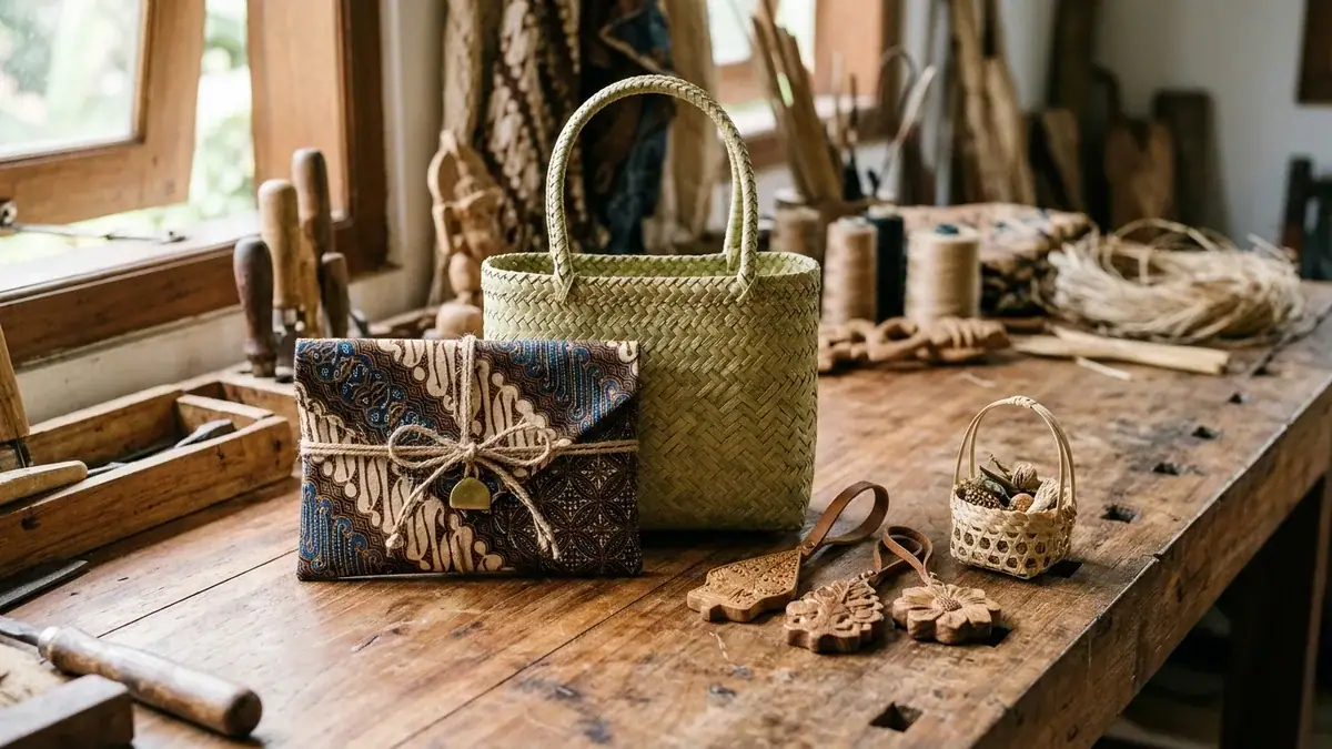 Koleksi souvenir pernikahan handmade buatan pengrajin lokal Nusantara